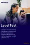 Capa do folheto do Pearson English Level Test