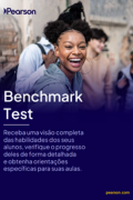 Capa do folheto do Pearson English Benchmark Test