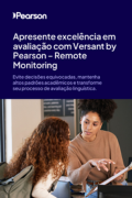 Capa do folheto do Versant by Pearson